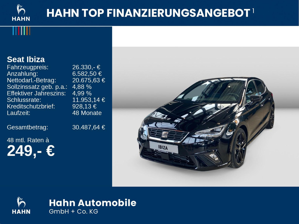 Seat Ibiza FR-lijn 1.0 TSI Black DSG