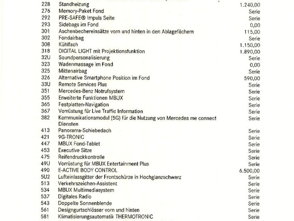 Mercedes-Benz S-Klasse