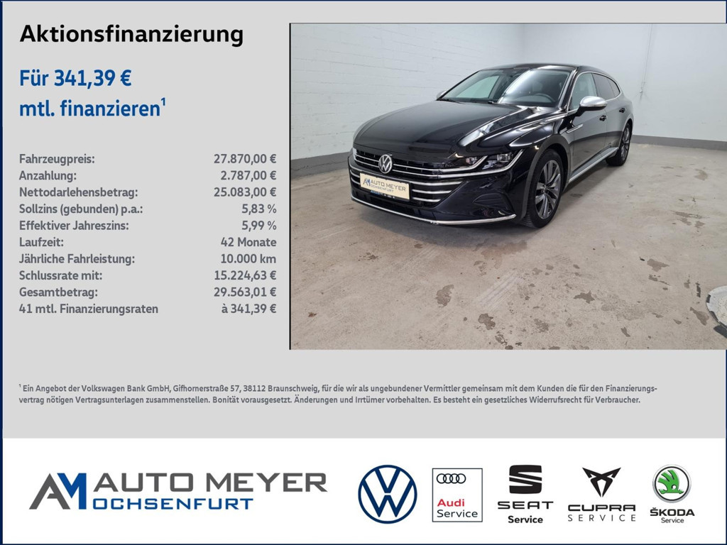 Volkswagen Arteon Shooting Brake DSG 2.0 TDI Elegance Elegance