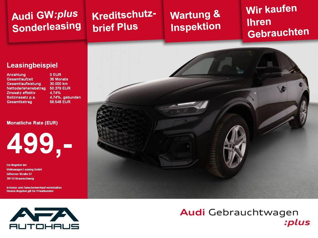 Audi Q5 Sportback Quattro S-Line 40 TFSI