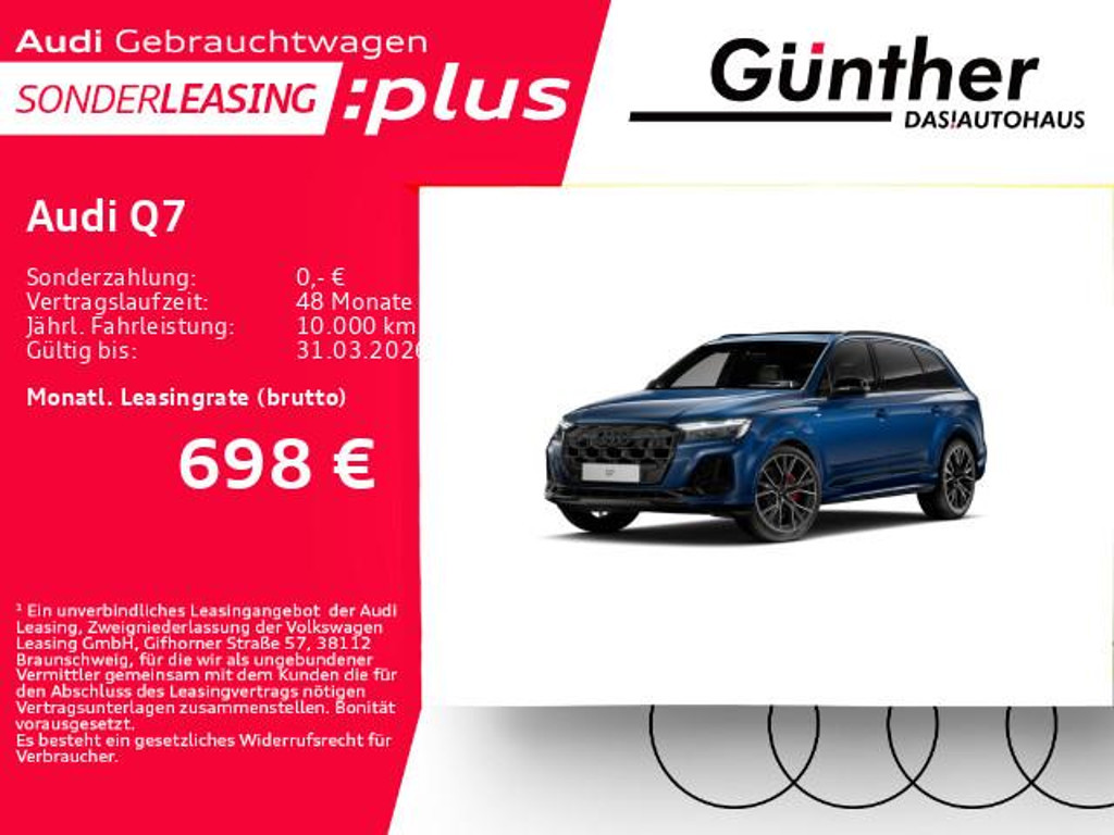 Audi Q7 Quattro S-Line 55 TFSI