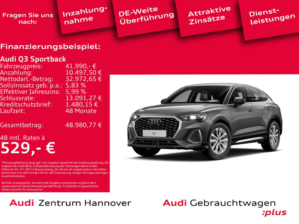 Audi Q3 Sportback S-Line 35 TDI