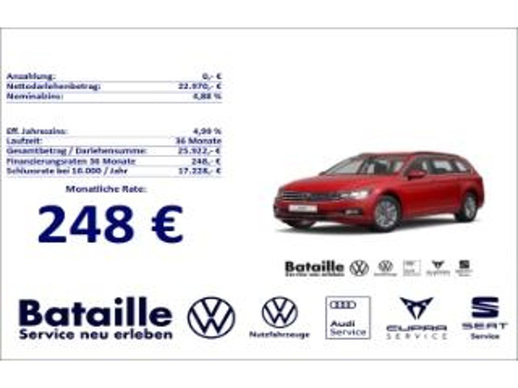 Volkswagen Passat Business Variant 2.0 TDI