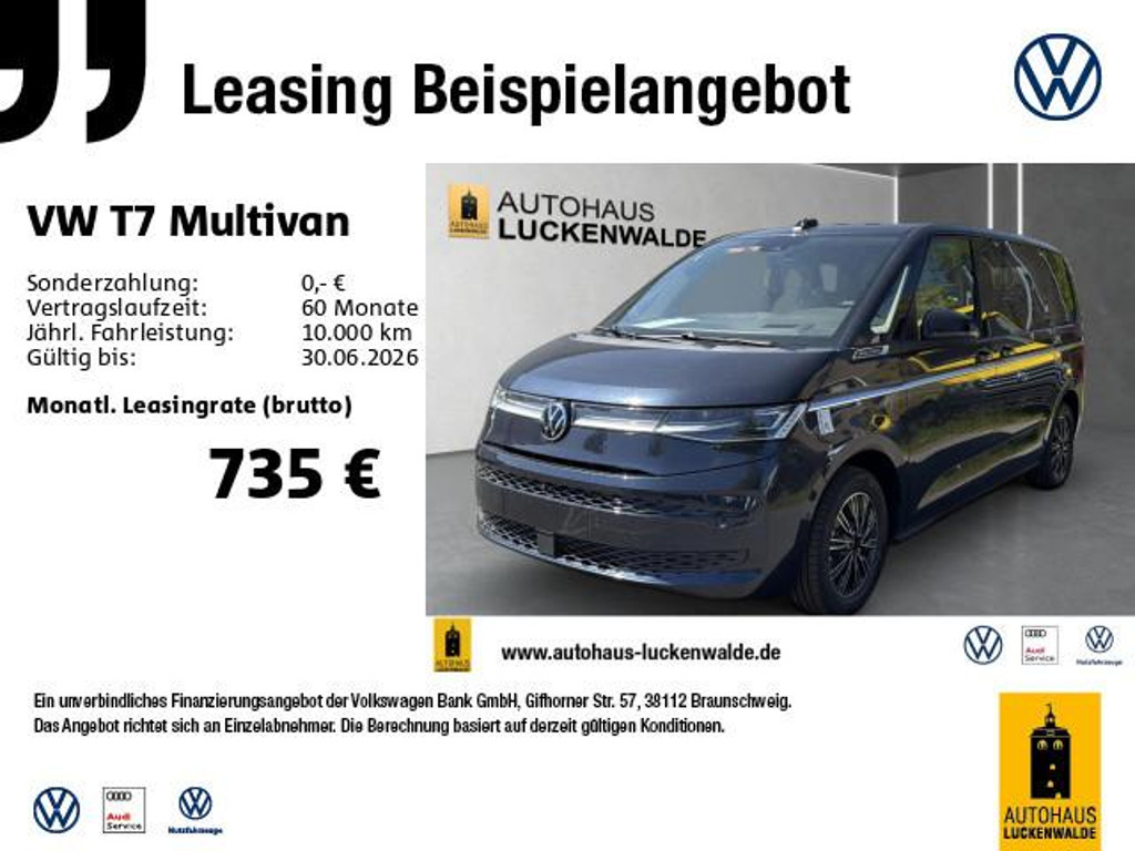 Volkswagen Multivan DSG Style 2.0 TDI T7
