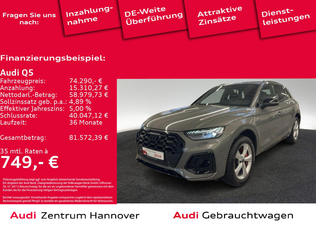 Audi Q5 Quattro S-Line S-Tronic Hybride 55 TFSI