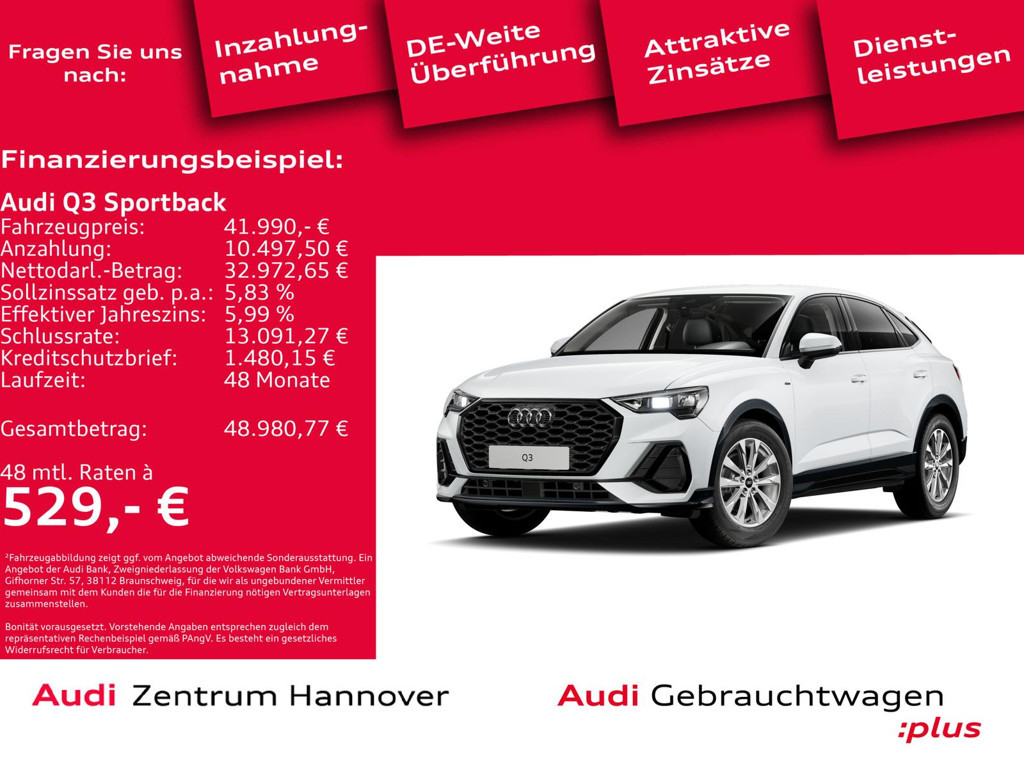 Audi Q3 Sportback S-Line 35 TFSI