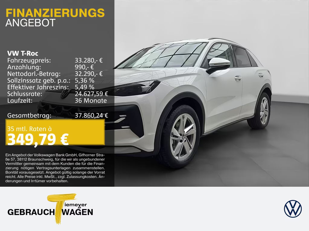 Volkswagen T-Roc DSG Life 1.5 eTSI