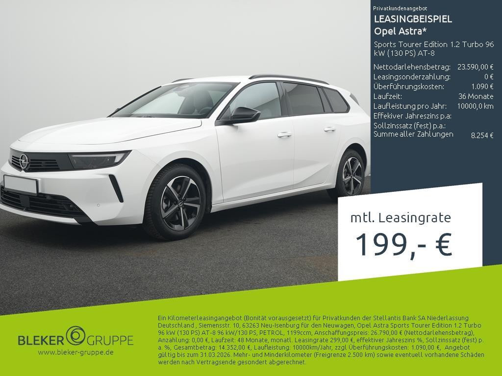 Opel Astra Sports Tourer 1.2 Turbo Edition Turbo