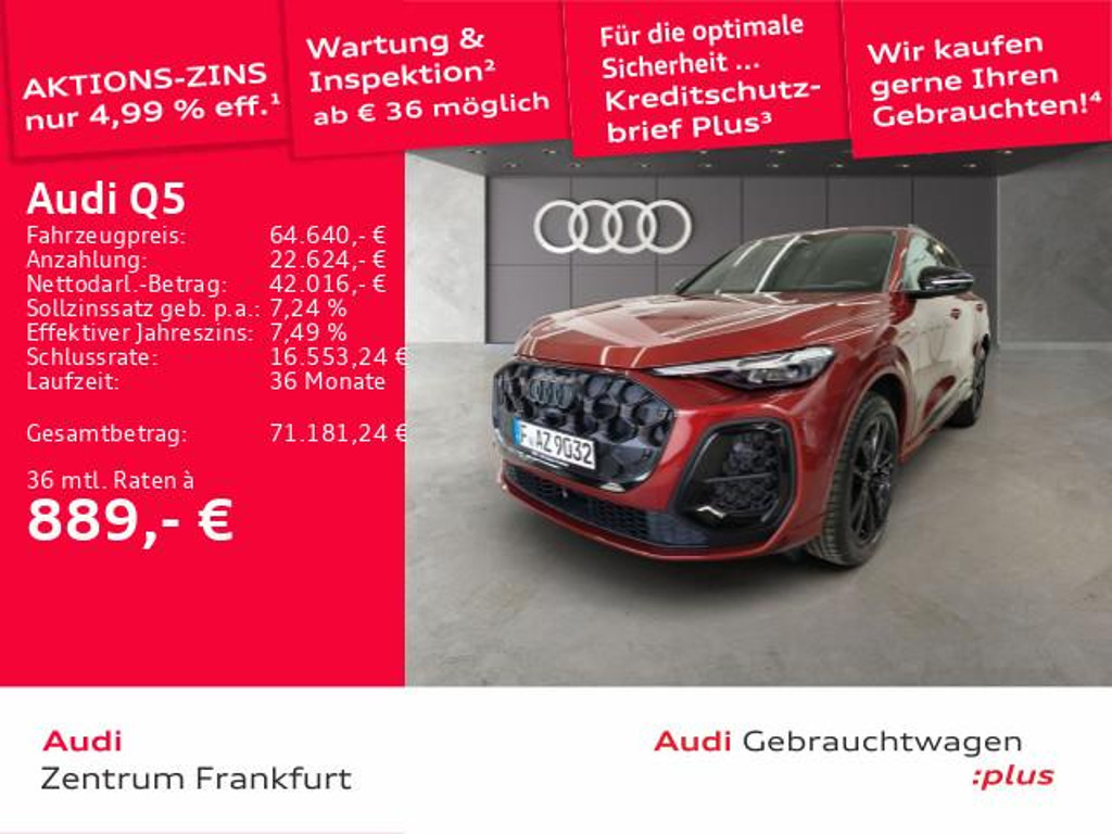 Audi Q5 Quattro S-Line S-Tronic