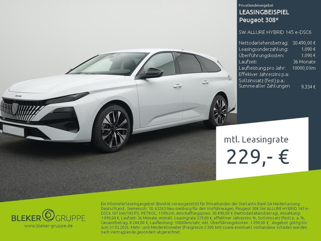 Peugeot 308 Allure Pack SW Hybrid