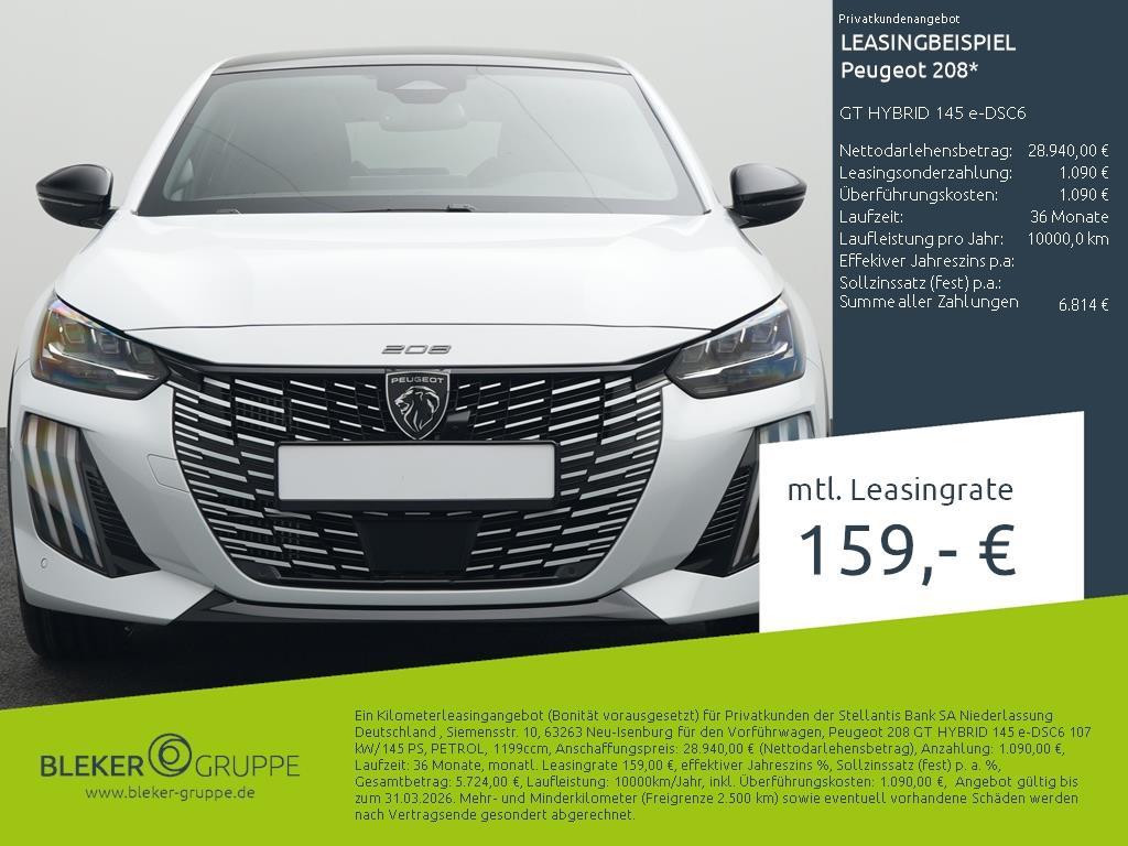 Peugeot e-208 GT-Line Hybrid