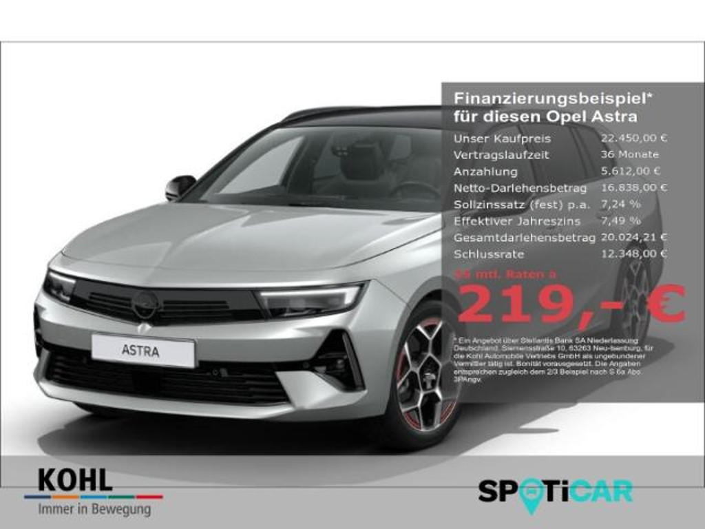 Opel Astra Sports Tourer Grand Sport GS-Line