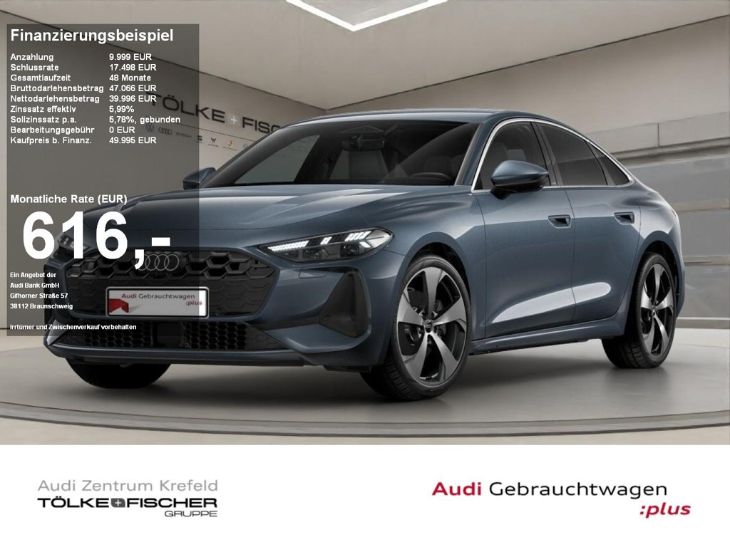 Audi A5 2.0 Limousine TFSI W ACC AUT Navi Virtual 360