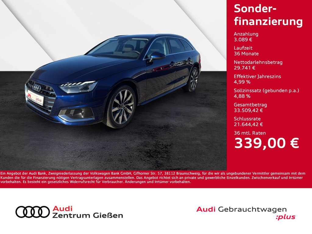 Audi A4 Avant Quattro 40 TDI