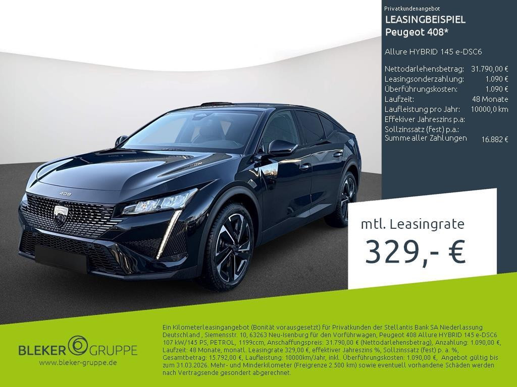 Peugeot 408 Allure Pack Hybrid