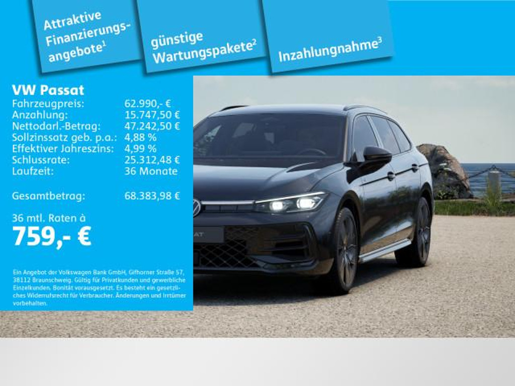 Volkswagen Passat R-Line IQ.Drive 2.0 TSI