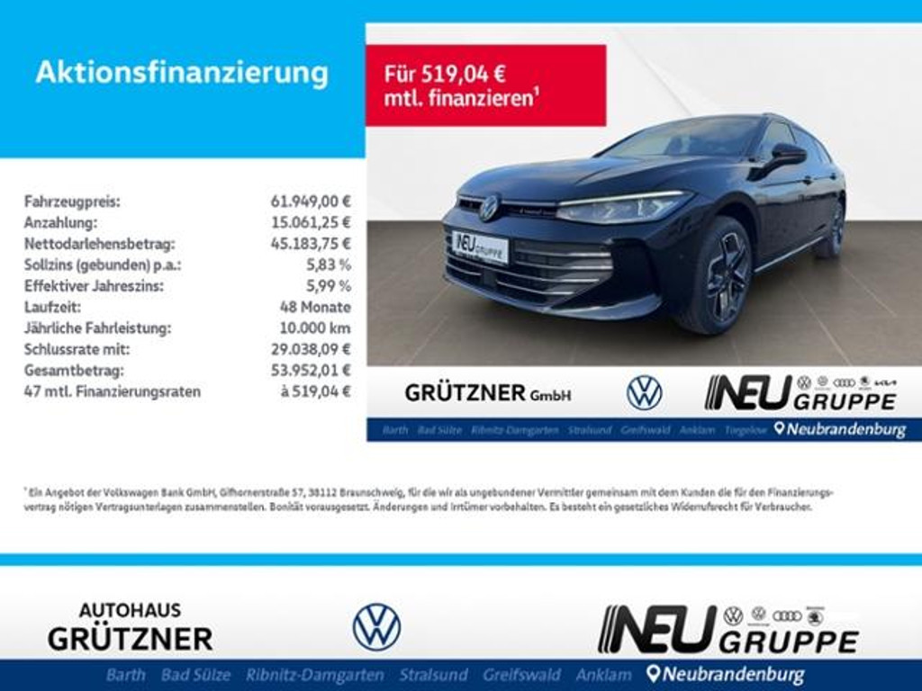 Volkswagen Passat DSG Variant 2.0 TDI