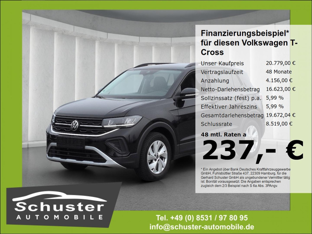 Volkswagen T-Cross Life 1.0 TSI
