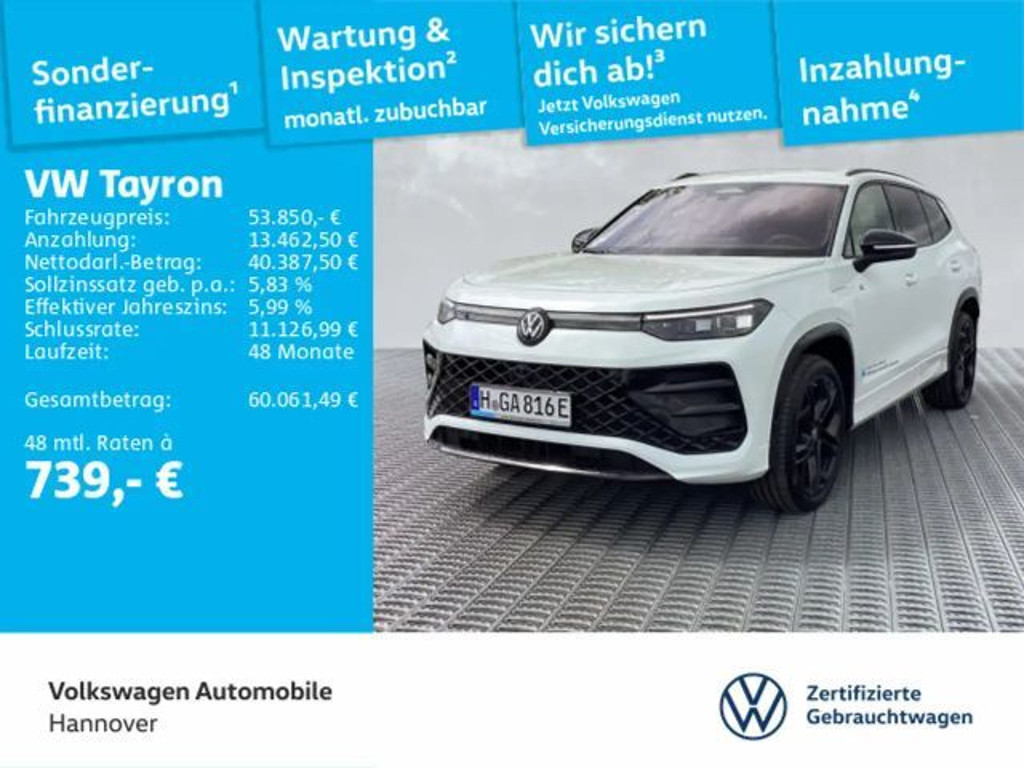 Volkswagen Tayron DSG R-Line eHybrid 1.5 TSI IQ.Drive
