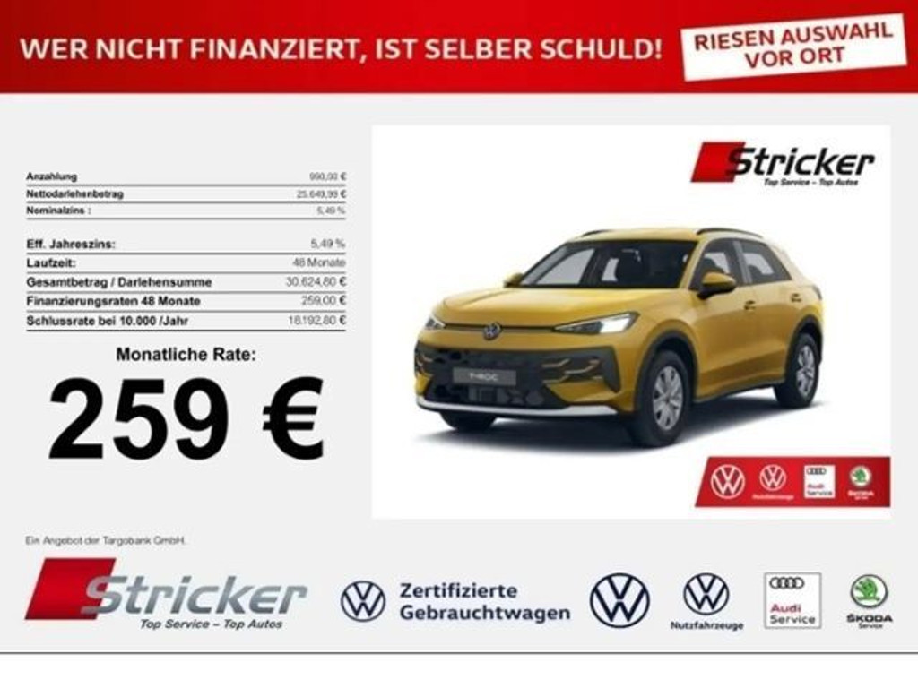 Volkswagen T-Roc DSG Trendline