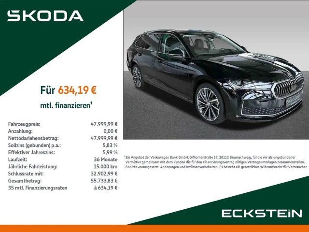 Skoda Superb Combi 2.0 TDI