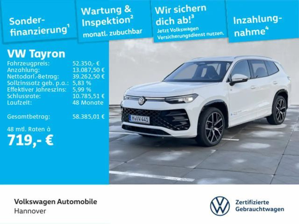 Volkswagen Tayron 4Motion DSG R-Line IQ.Drive 2.0 TDI