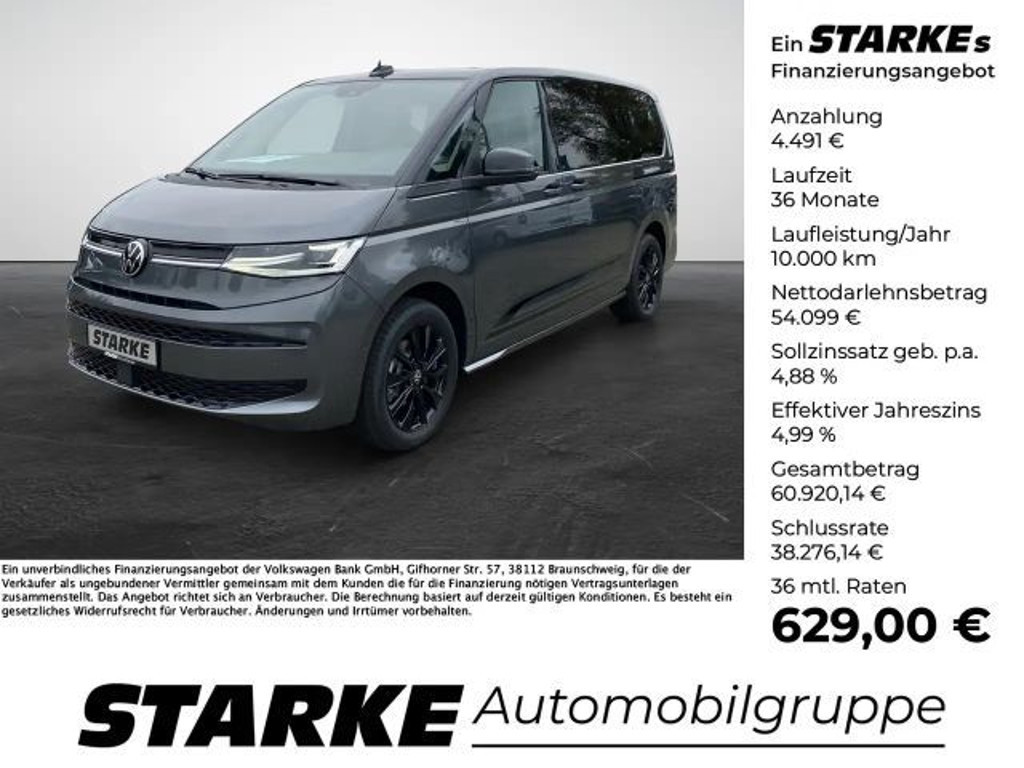 Volkswagen Multivan DSG 2.0 TDI Lang T7