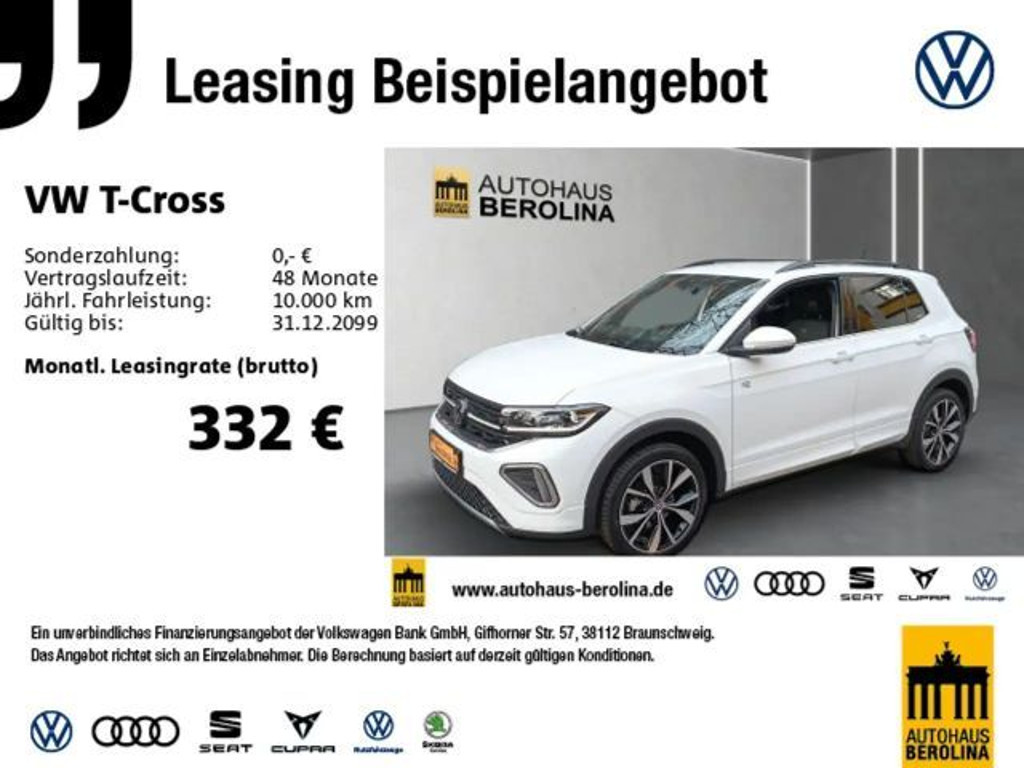 Volkswagen T-Cross DSG R-Line 1.0 TSI IQ.Drive