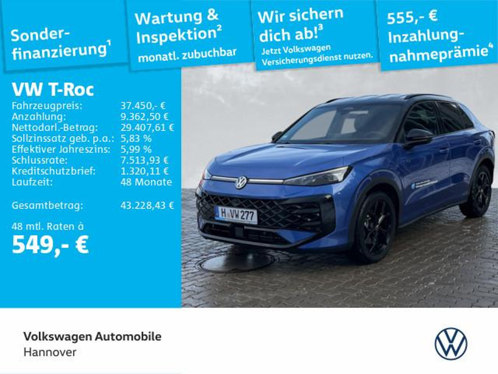 Volkswagen T-Roc DSG R-Line IQ.Drive 1.5 eTSI