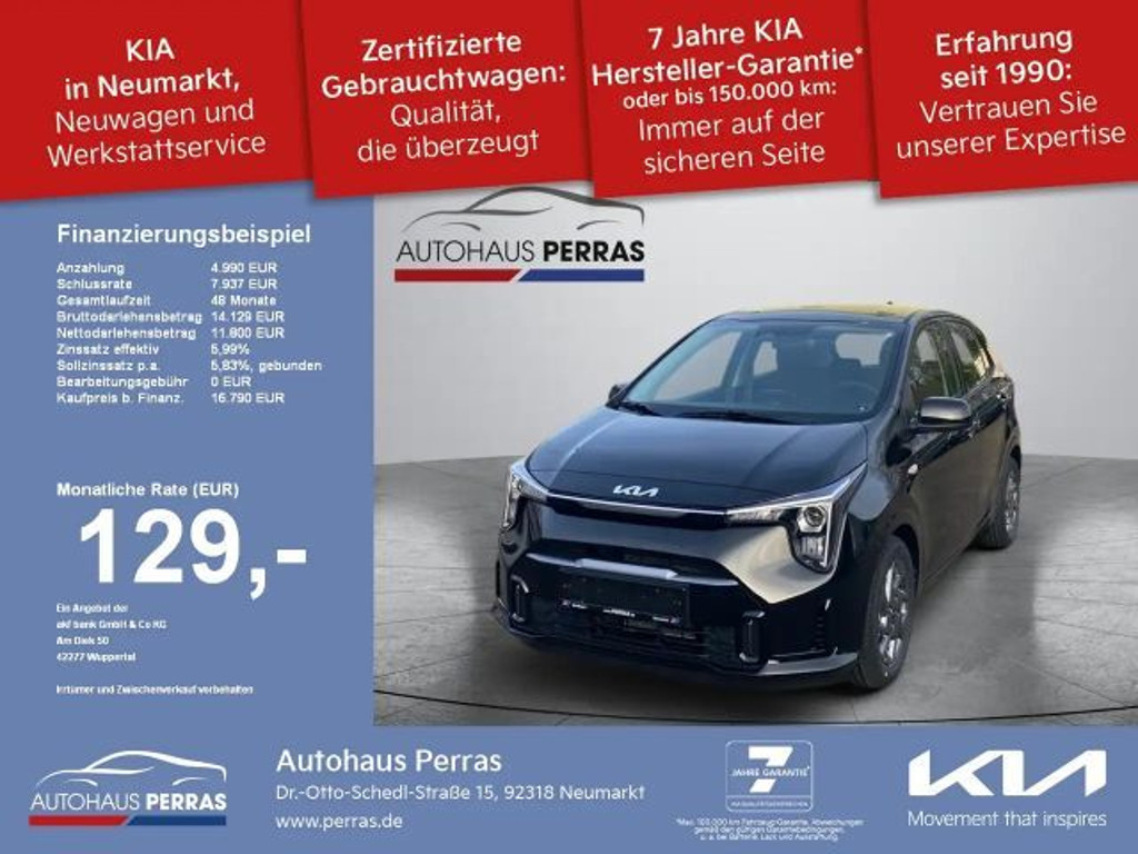 Kia Picanto PE2 1.0 GDI MT VIS SHZ+LM+PDC+AUT+SpurH