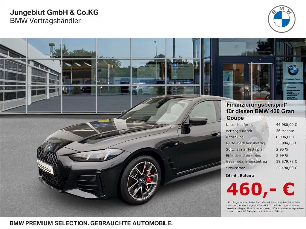 BMW 4 Serie 420 M-Sport Coupé Gran Coupé 420d