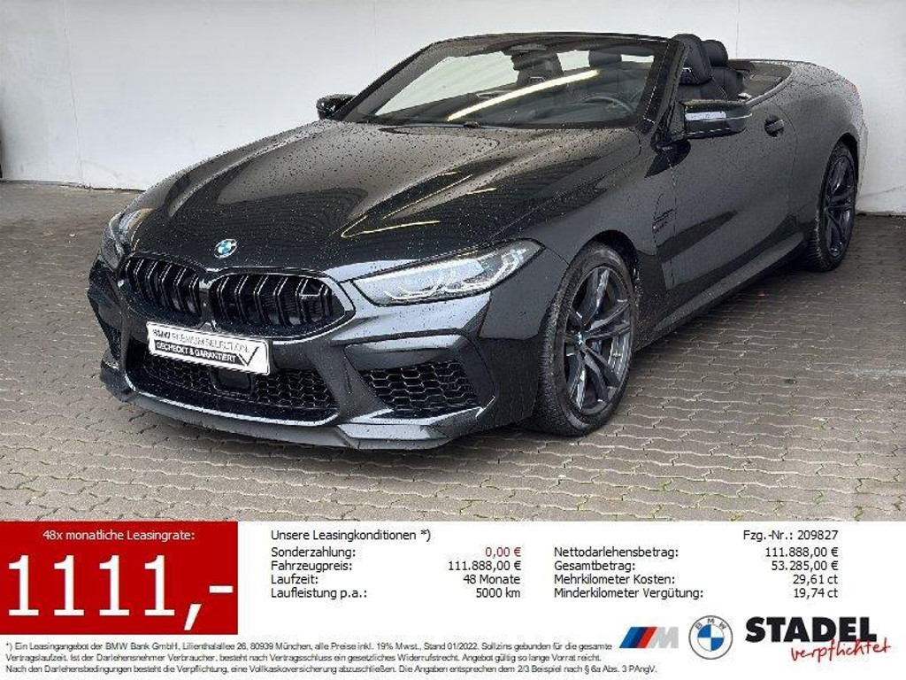 BMW M8 xDrive Cabrio Competition