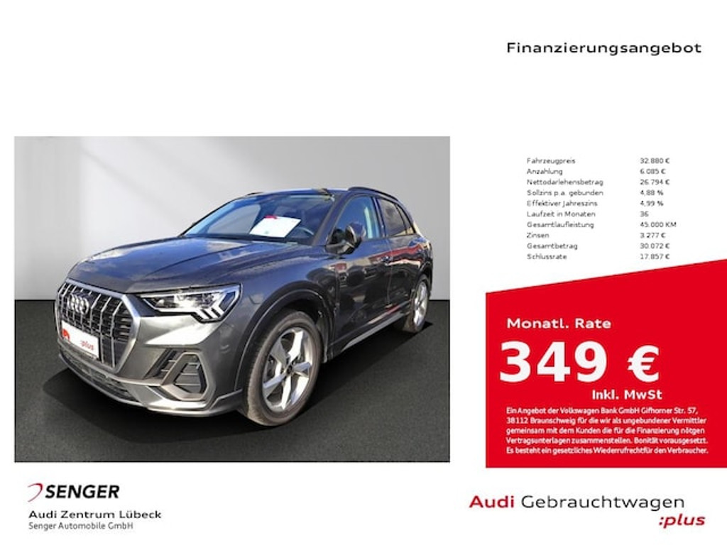 Audi Q3 Quattro S-Line S-Tronic 40 TDI