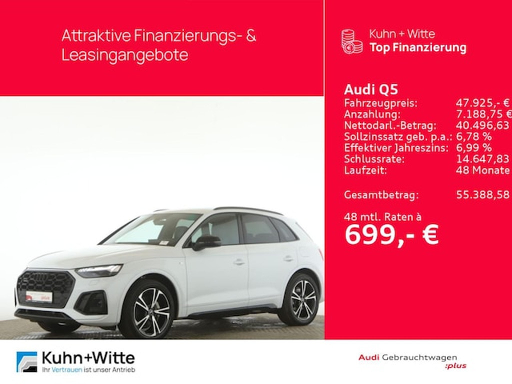 Audi Q5 Quattro S-Line S-Tronic Hybride 55 TFSI