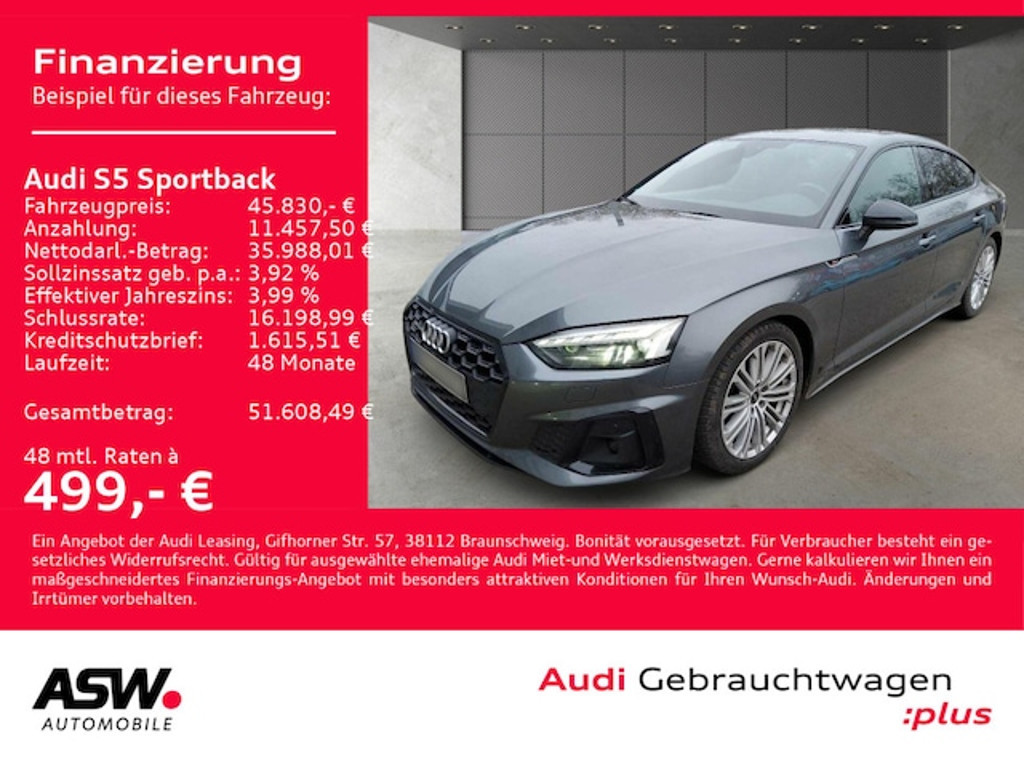 Audi S5 Sportback Quattro