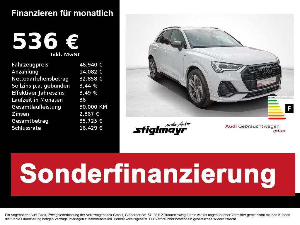 Audi Q3 Quattro S-Line 40 TDI