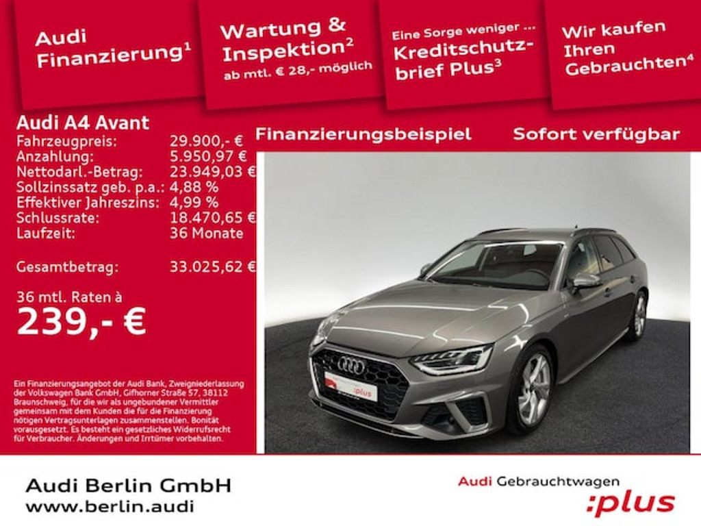 Audi A4 Avant Quattro S-Tronic 40 TDI