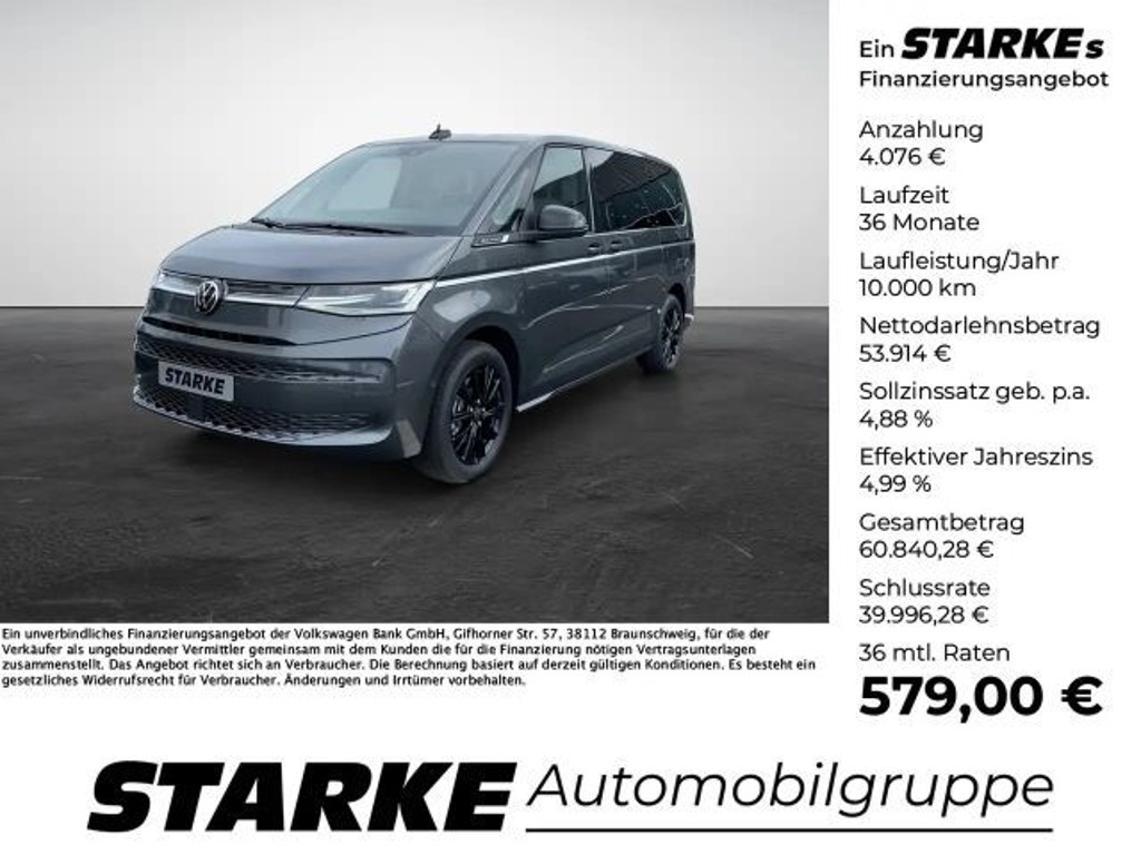 Volkswagen Multivan DSG Style 2.0 TDI Lang T7