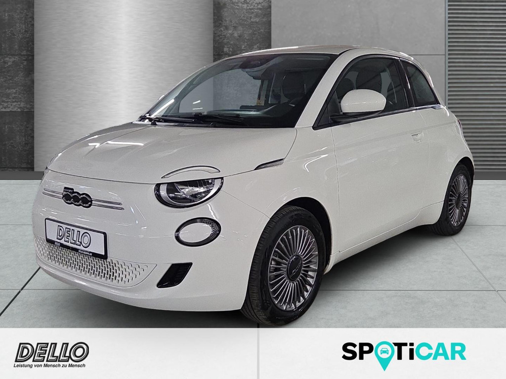 Fiat 500e Klimaautomatik Apple CarPlay Android Auto F