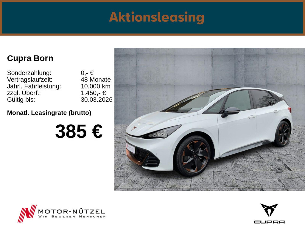 Cupra Born 231 PS /Sennheiser/ PANO /XL Plus Pack /ACC