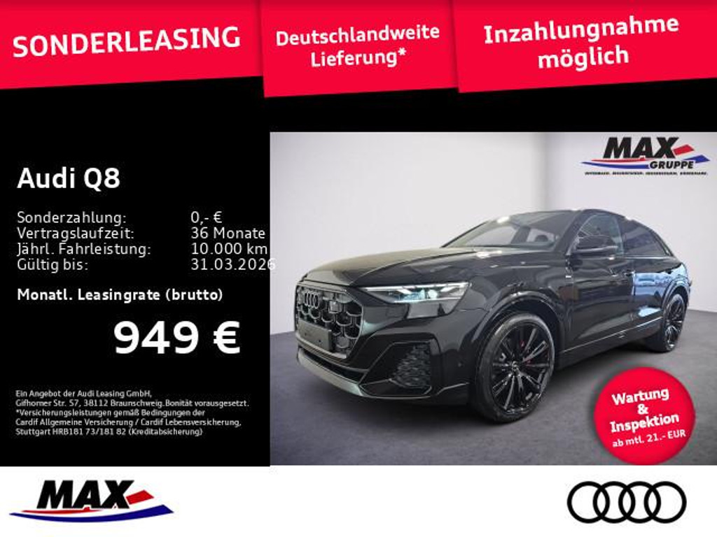 Audi Q8 Quattro S-Line 50 TDI