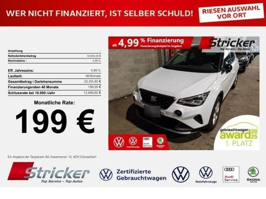 Seat Arona FR-lijn 1.0 TSI DSG