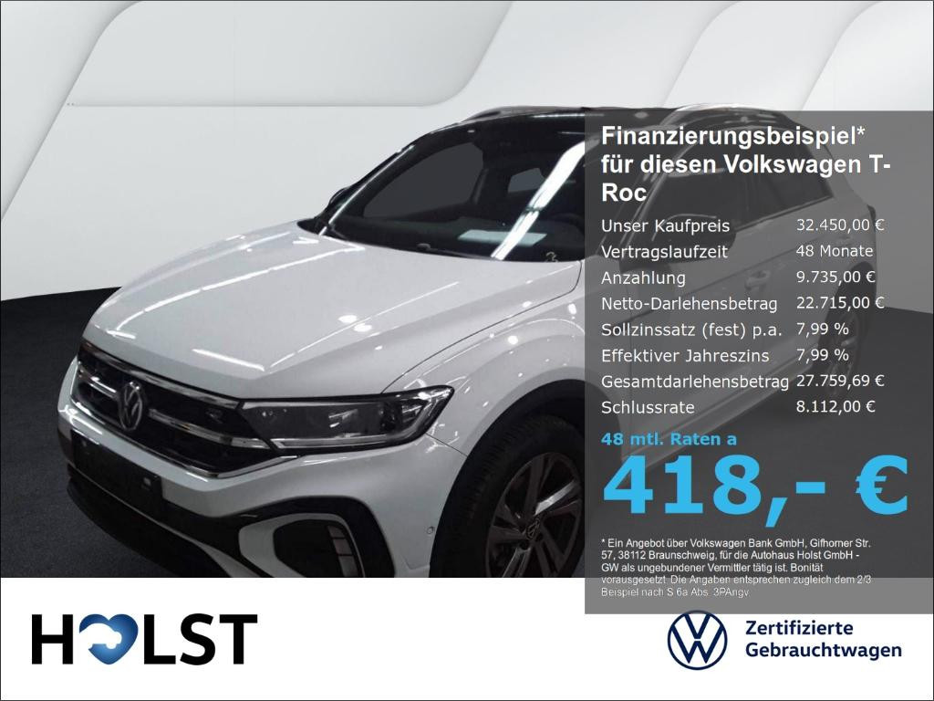 Volkswagen T-Roc DSG R-Line