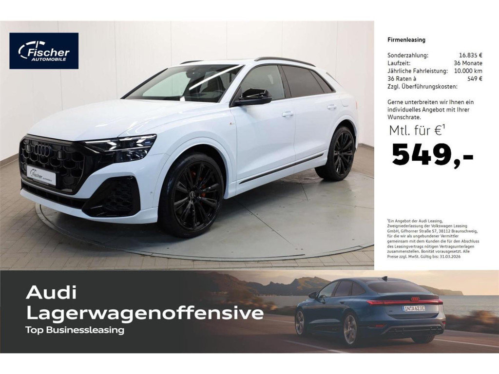 Audi Q8 Quattro Business S-Line Hybride