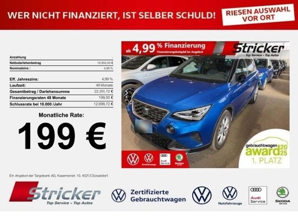 Seat Arona FR-lijn 1.0 TSI DSG