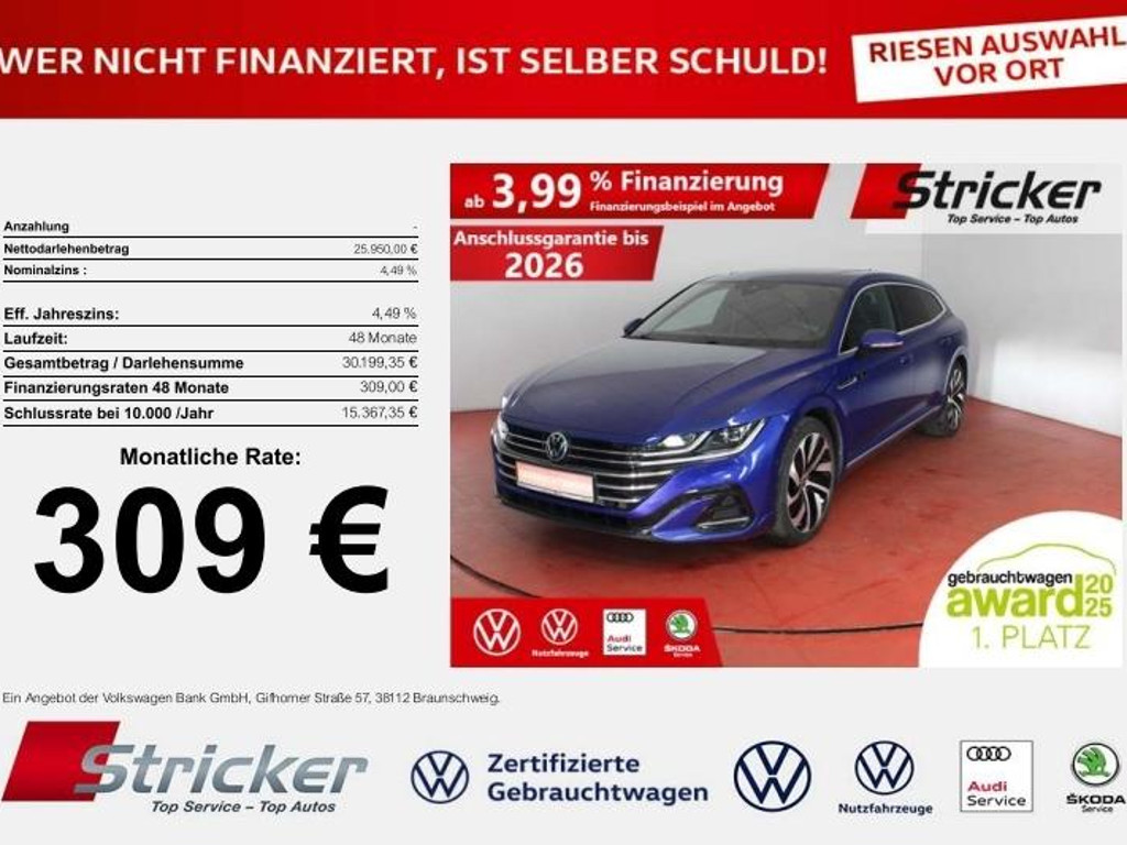 Volkswagen Arteon Shooting Brake R-Line eHybrid 1.4 TSI