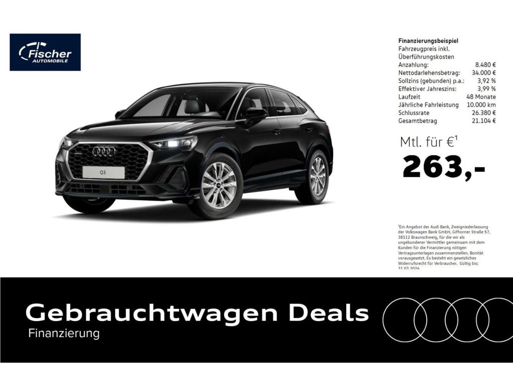 Audi Q3 Sportback Quattro 40 TFSI