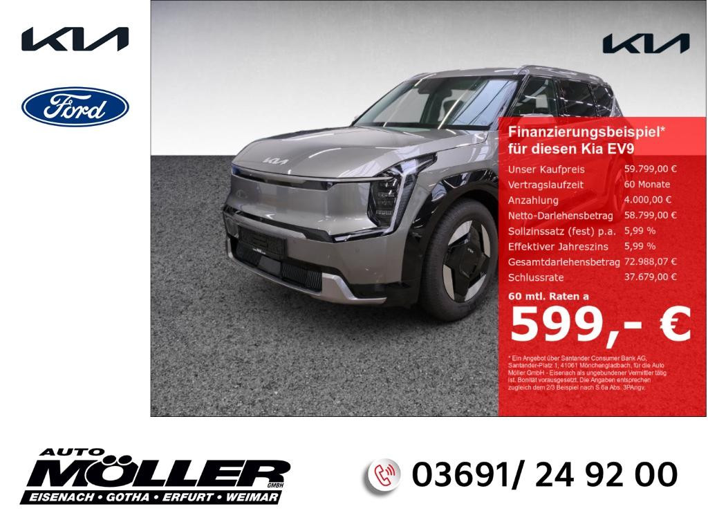 Kia EV9 Vierwielaandrijving 99,8 kWh
