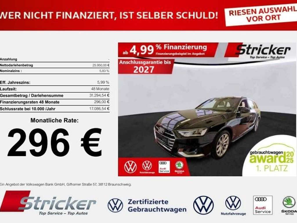 Audi A4 Avant S-Tronic 40 TDI