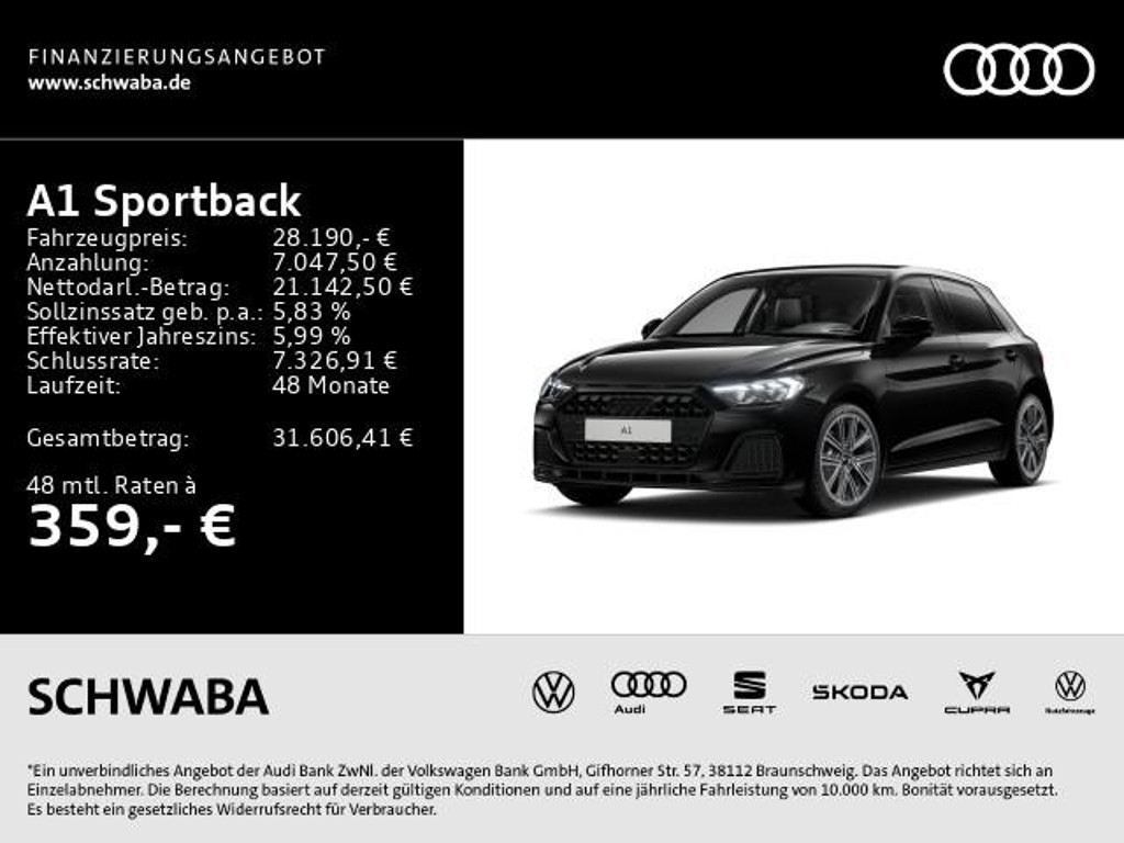 Audi A1 Sportback S-Tronic 30 TFSI